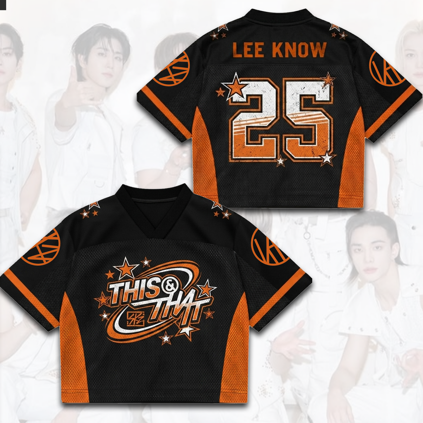 Dynamic Stray Kids This That Mixed Mesh Jersey Ultimate Fan Gift