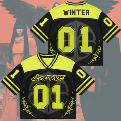 Aespa Lemonade Album Tour Mix Mesh Jersey