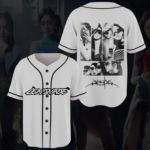 Lemonade Aespa World Tour Concert Baseball Jersey Fan Edition