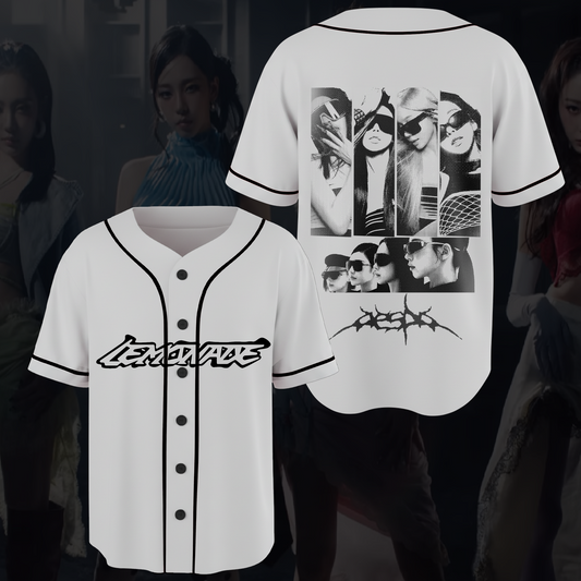 Lemonade Aespa World Tour Concert Baseball Jersey Fan Edition