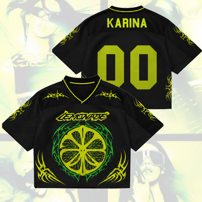 Pure Lemonade Aespa  Album Concert Mix Mesh Jersey Fan Edition