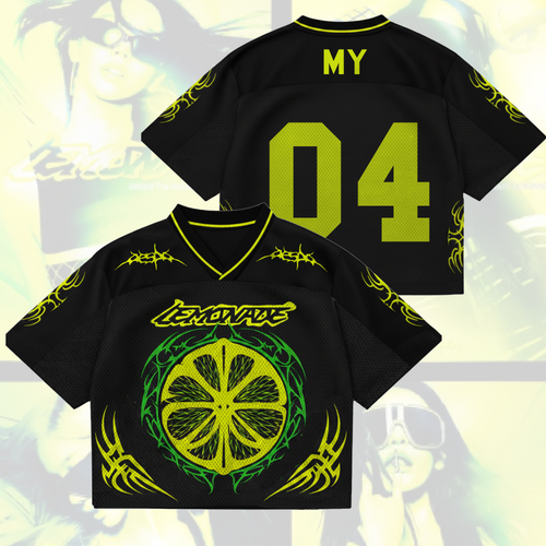 Pure Lemonade Aespa  Album Concert Mix Mesh Jersey Fan Edition