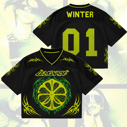 Pure Lemonade Aespa  Album Concert Mix Mesh Jersey Fan Edition