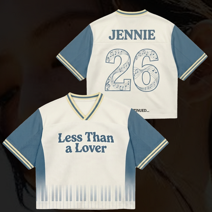 Less Than A Lover Jennie Mixed Mesh Jersey Gift For Fans