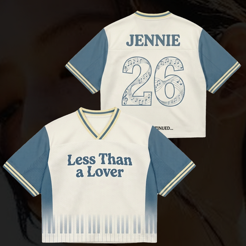 Less Than A Lover Jennie Mixed Mesh Jersey Gift For Fans