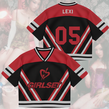 GIRLSET Tweak Mixed Mesh Jersey