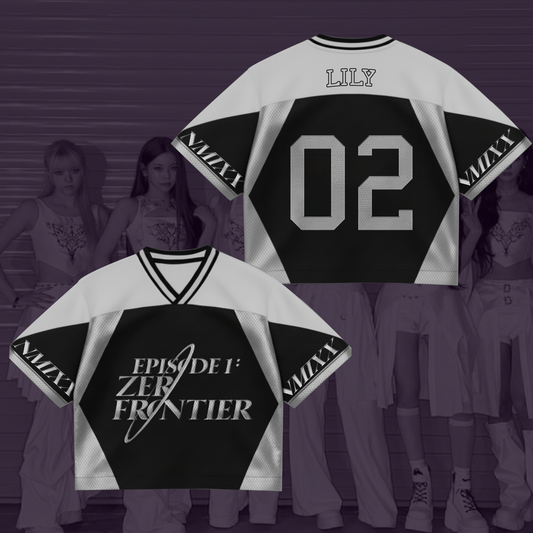 Nmixx World Tour Zero Frontier Mesh Jersey Gift For Fans