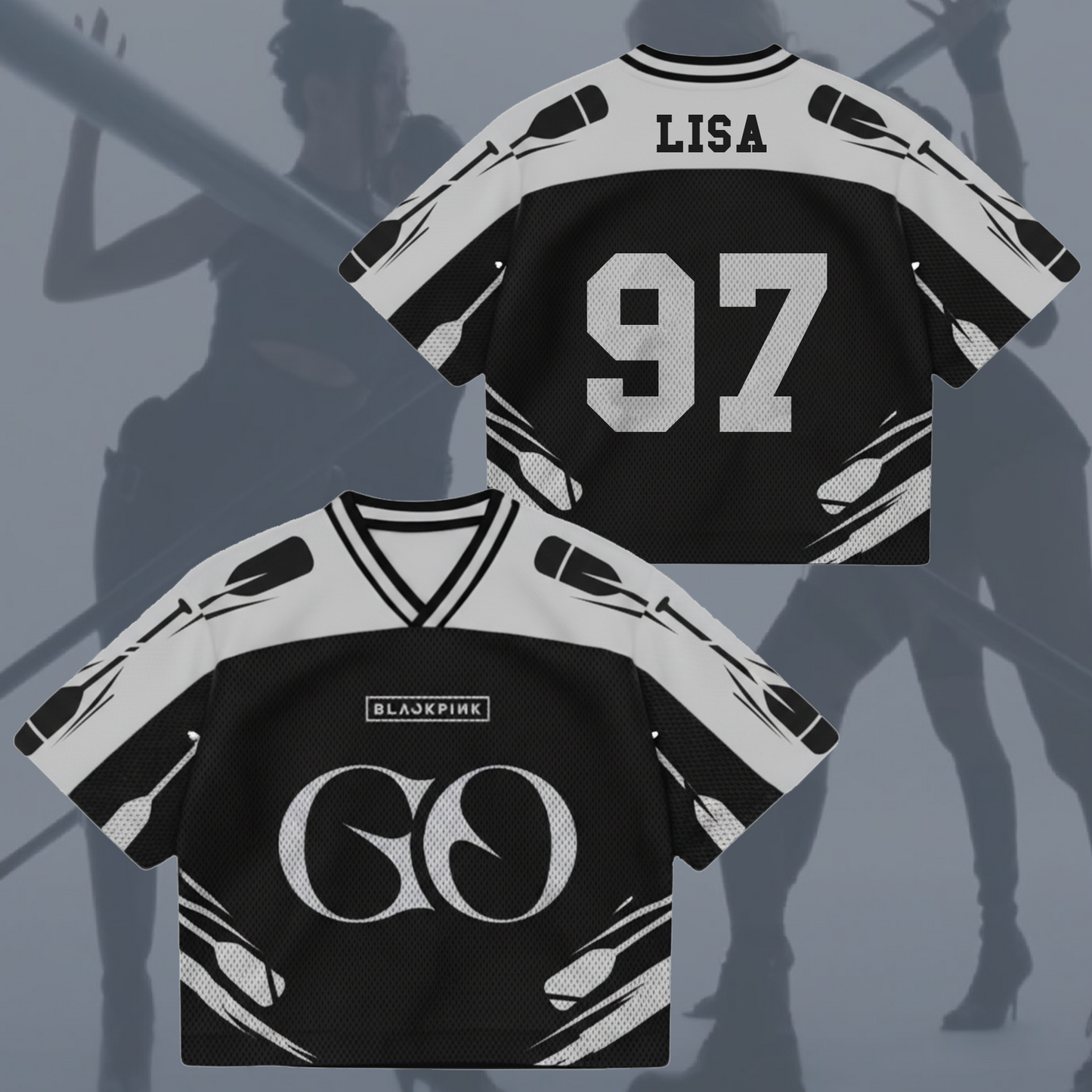 OAR Blackpink Go Album Mixed Mesh Jersey