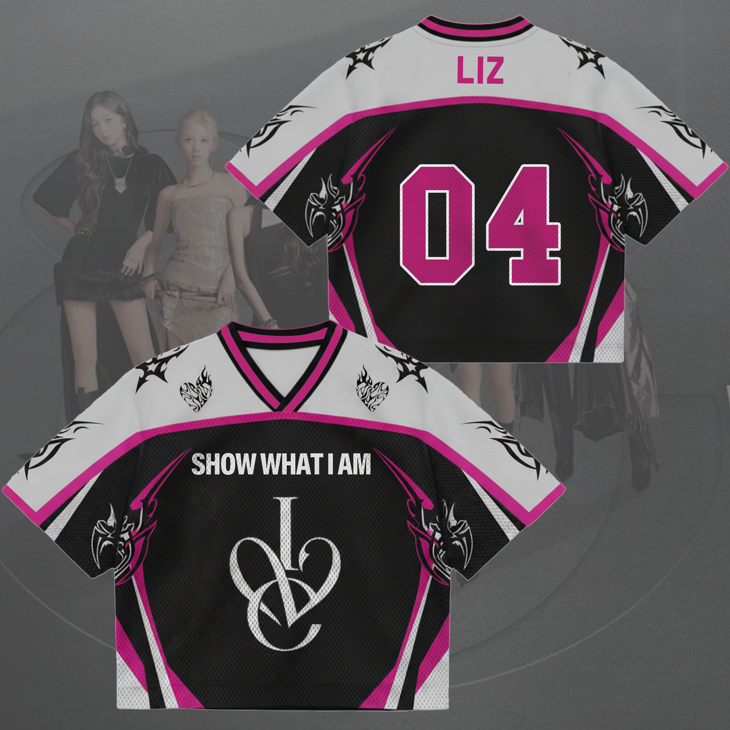 Show What I Am IVE World Tour Mixed Mesh Jersey