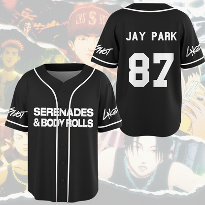 Serenades Body Rolls World Tour LngShot Jay Park Baseball Jersey Fan Edition