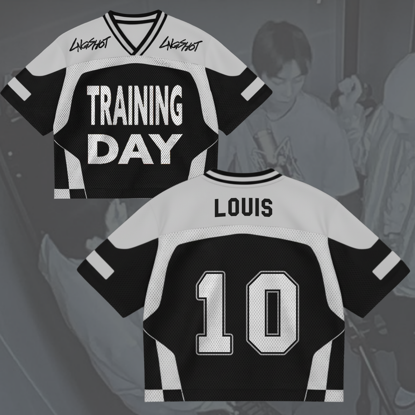 Training Day LNGSHOT Album Mixed Mesh Jersey Gifts