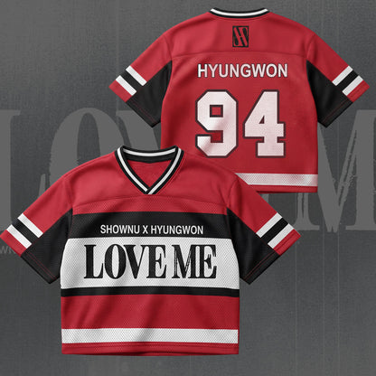 Love Me Album Shownu Hyungwon Monsta X Mix Mesh Jersey