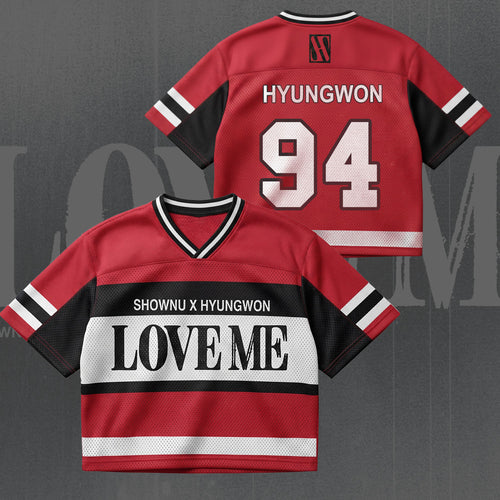 Love Me Album Shownu Hyungwon Monsta X Mix Mesh Jersey