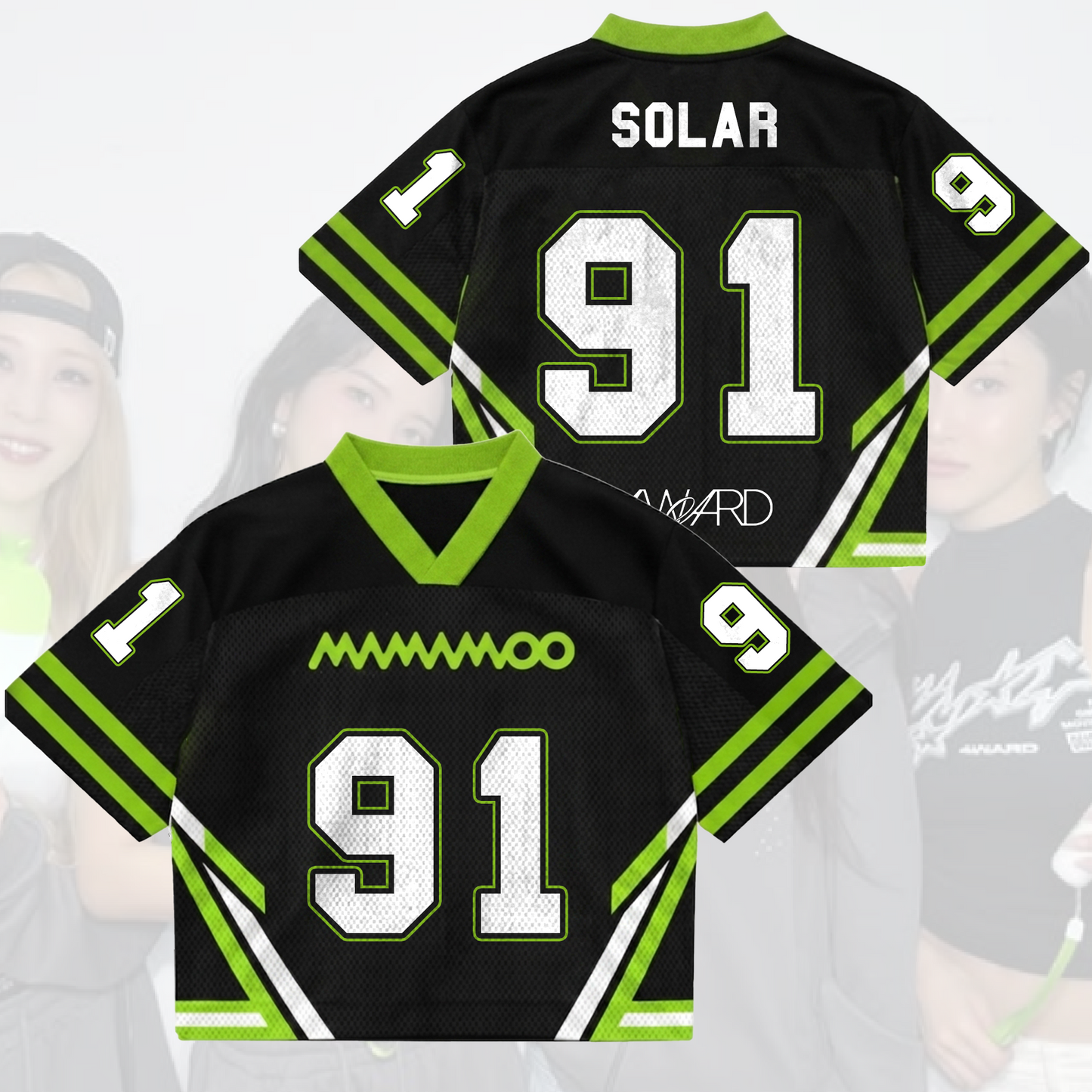 MAMAMOO 4ward World Tour Mix Mesh Jersey Kpop Streetwear Outfit Gift For Fans