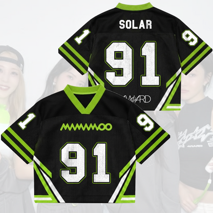 MAMAMOO 4ward World Tour Mix Mesh Jersey Kpop Streetwear Outfit Gift For Fans