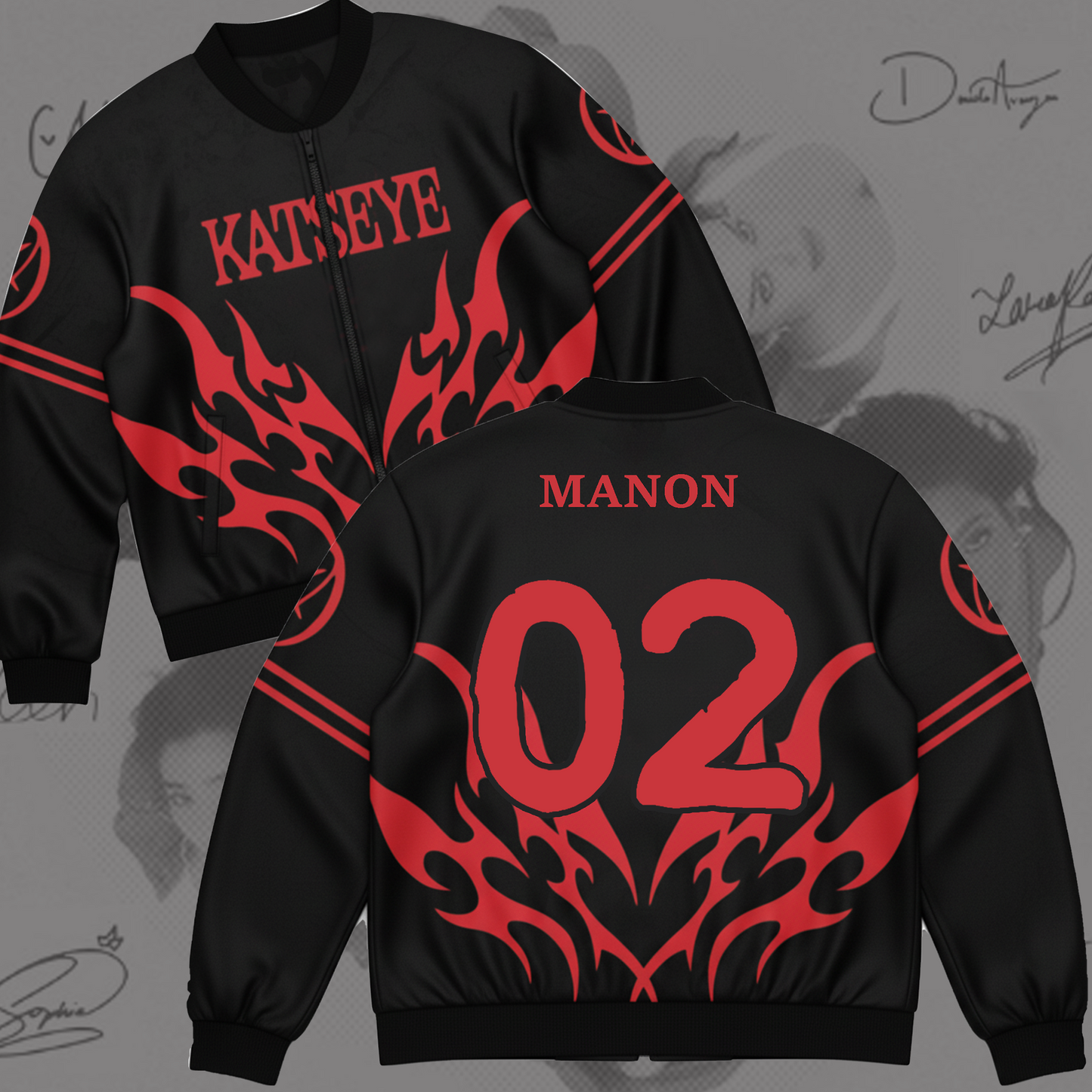 WAVESTEEᵀᴹ Katseye World Tour First Version Bomber Jacket