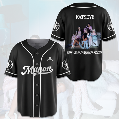 Katseye Tour The Wildworld Tour Baseball Jersey Gift For Fans