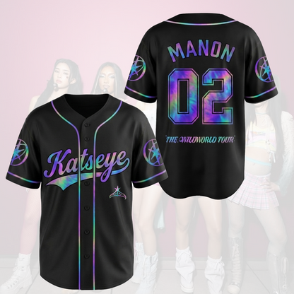 Rave Katseye  The Wildworld Tour Baseball Jersey Gift For Eyekons