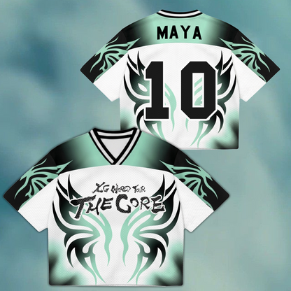 Electrifying XG The Core  World Tour Mixed Mesh Jersey Gift For Alphaz