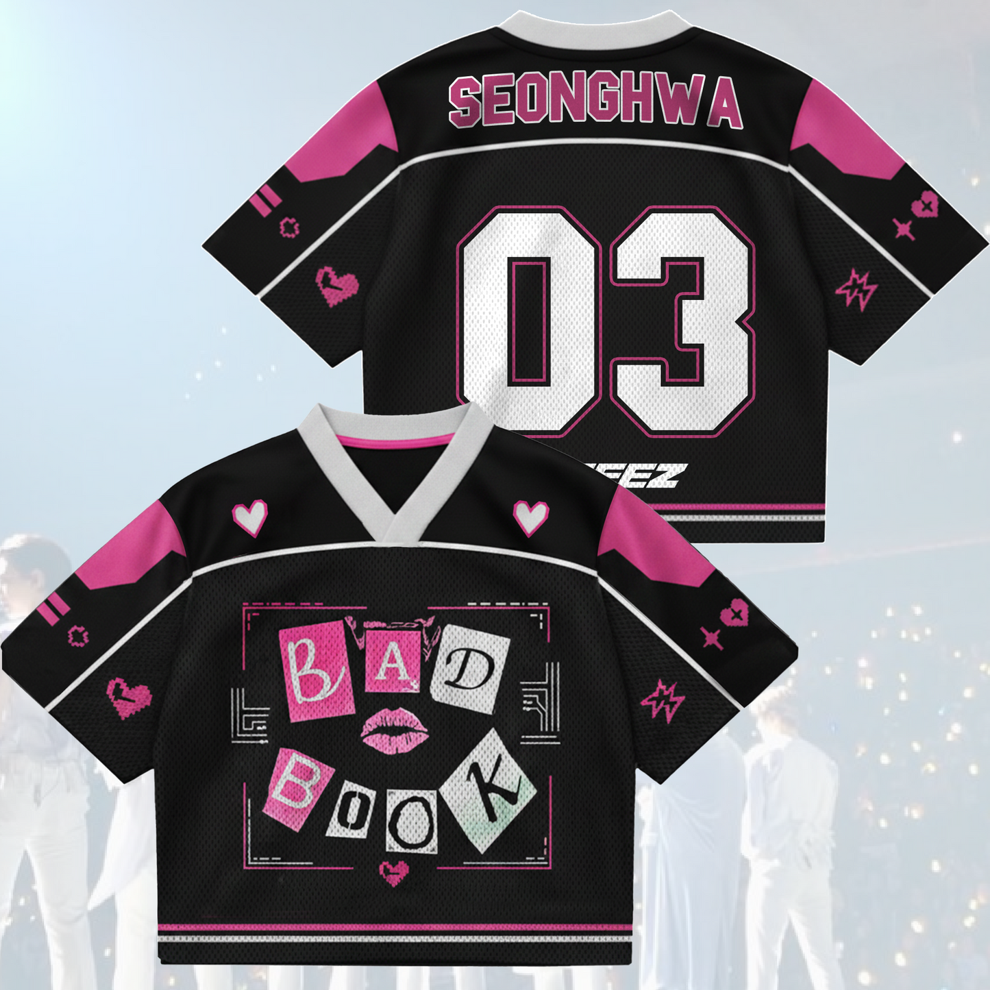 The Queen Bee Bad Book ATEEZ Golden Hour Part 5  Mixed Mesh Jersey