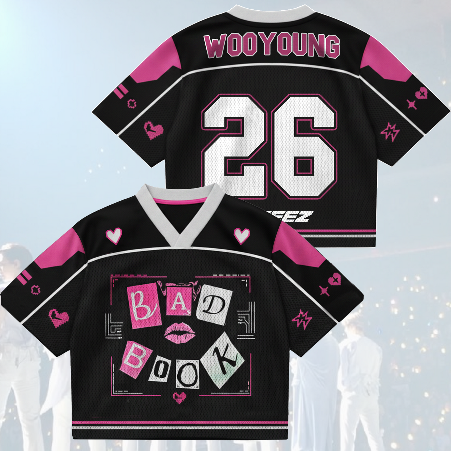 The Queen Bee Bad Book ATEEZ Golden Hour Part 5  Mixed Mesh Jersey