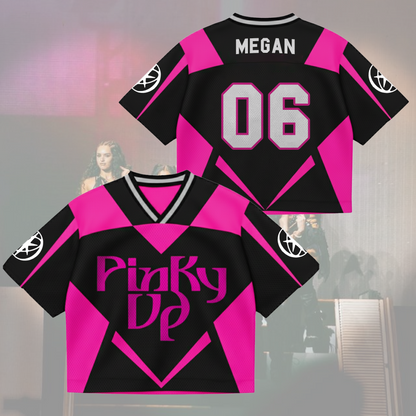 Katseye Pinky Up Big Heart New Single Mixed Mesh Jersey Gift For Fan