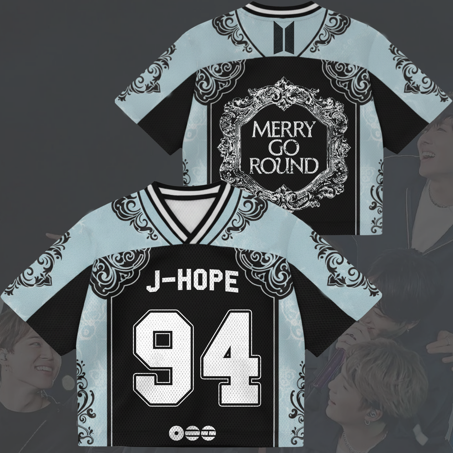 Merry Go Round BTS 2026  Mix Mesh Jersey Fan Edition