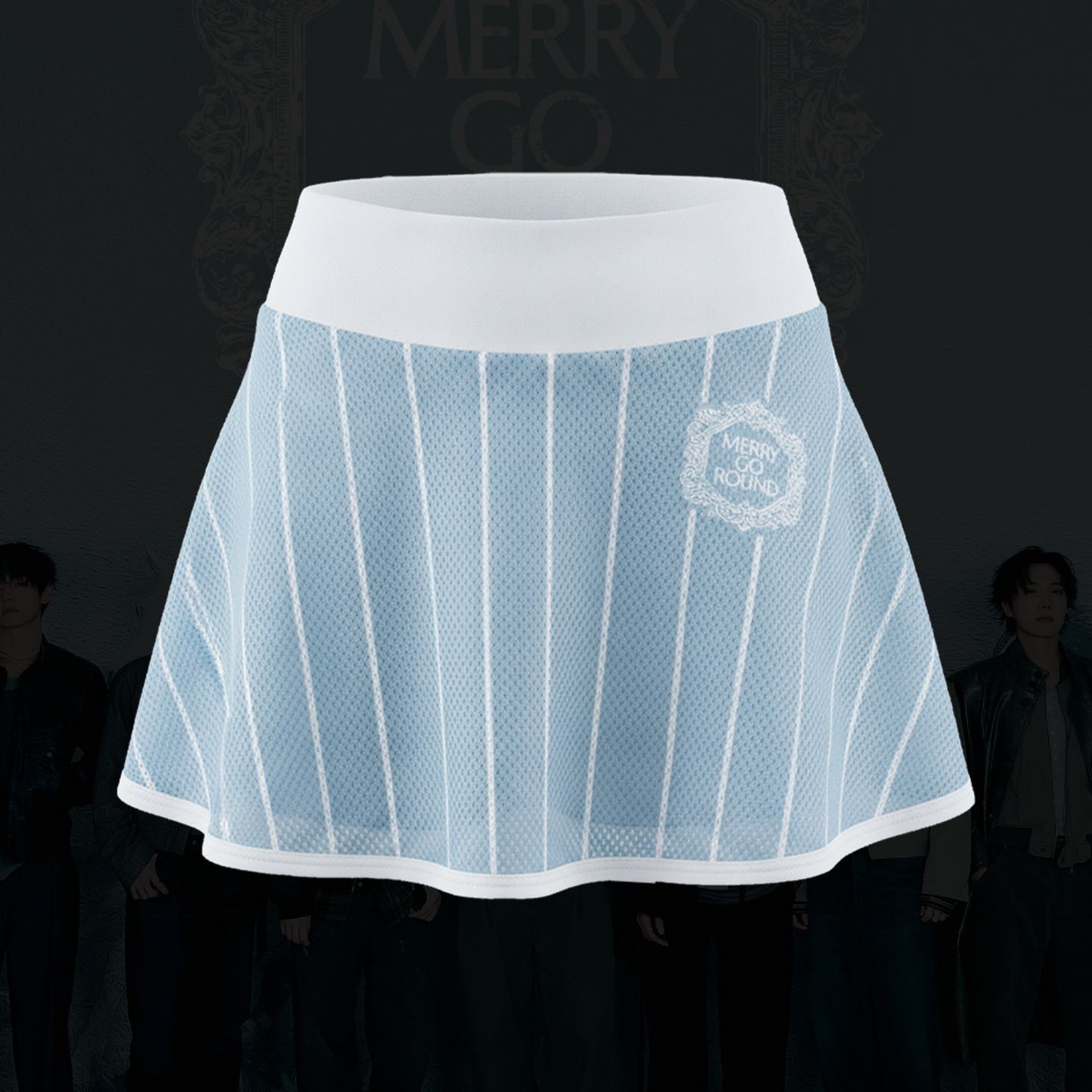 Chic Merry Go Round BTS Album Off Shoulder Mesh Fan Editon