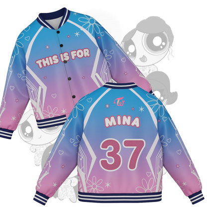 WAVESTEEᵀᴹ The Dual Aura Twice This is For Tour Piece Baseball Jacket