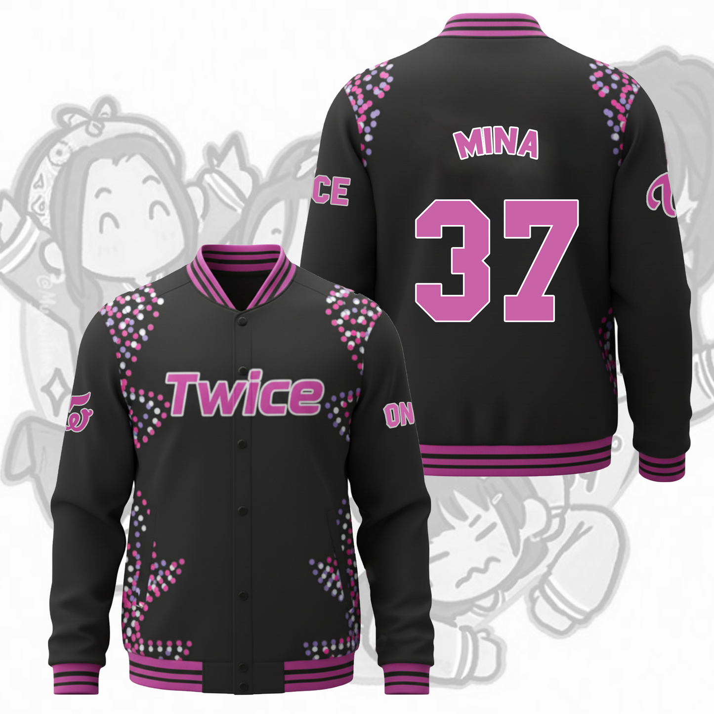 WAVESTEEᵀᴹ Twice The Flow 10 Years Anniversary Baseball Jacket