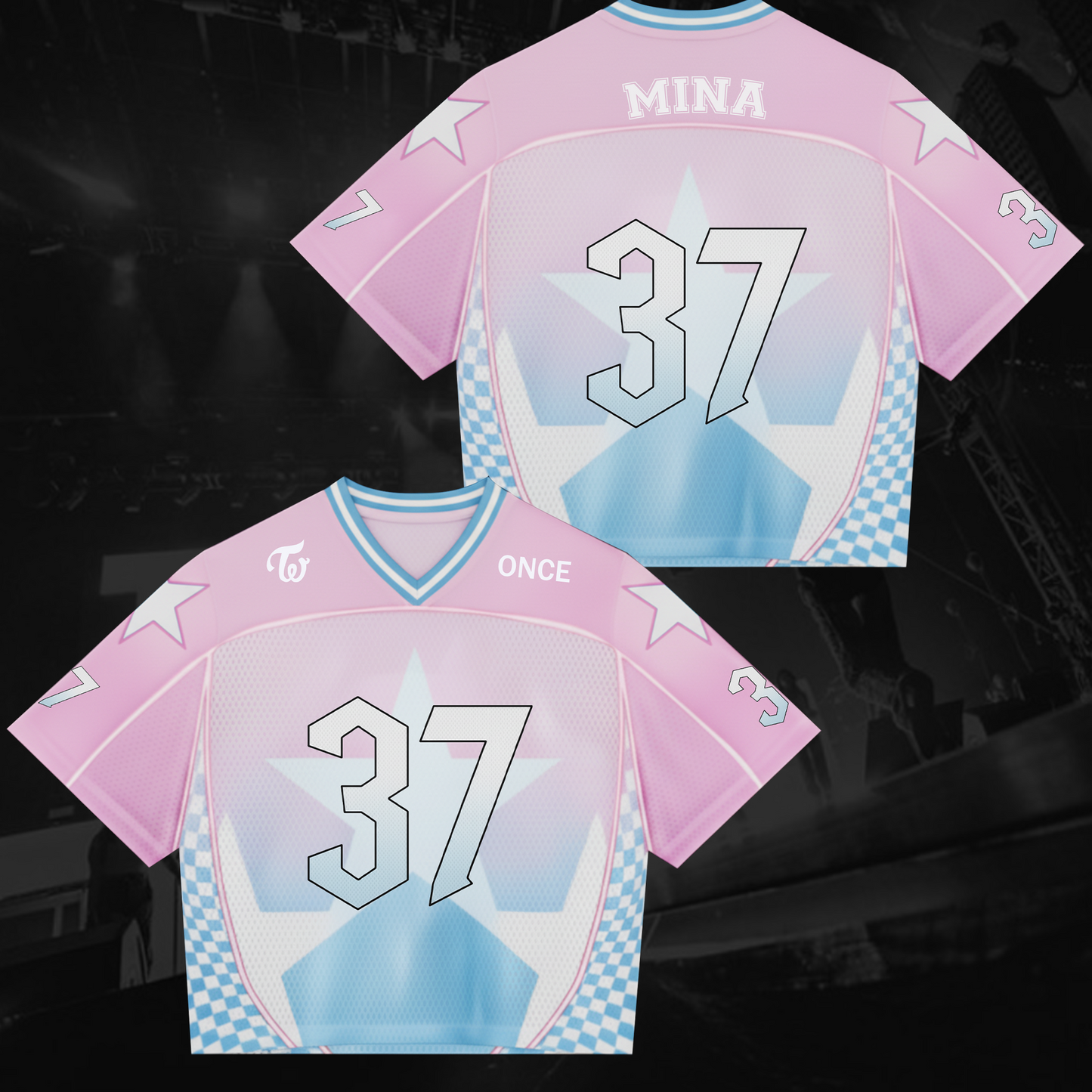 WAVESTEEᵀᴹ Twice One In a Milion 10th Anniversary Mixed Mesh Jersey