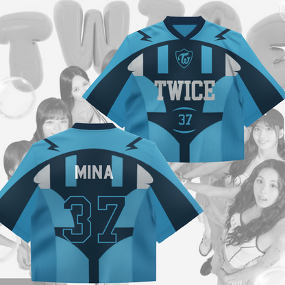 WAVESTEEᵀᴹ Train to World Tour Jersey By Twice Limited Mixed Mesh Jersey