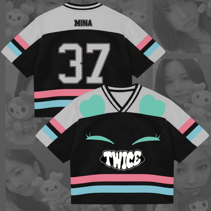 Kawai Lovely Twice This Is For Tour Cosplay Mix Mesh Jersey Gift For Fans