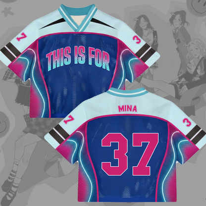 WAVESTEEᵀᴹ The Future Softline Twice This is For Tour Mixed Mesh Jersey