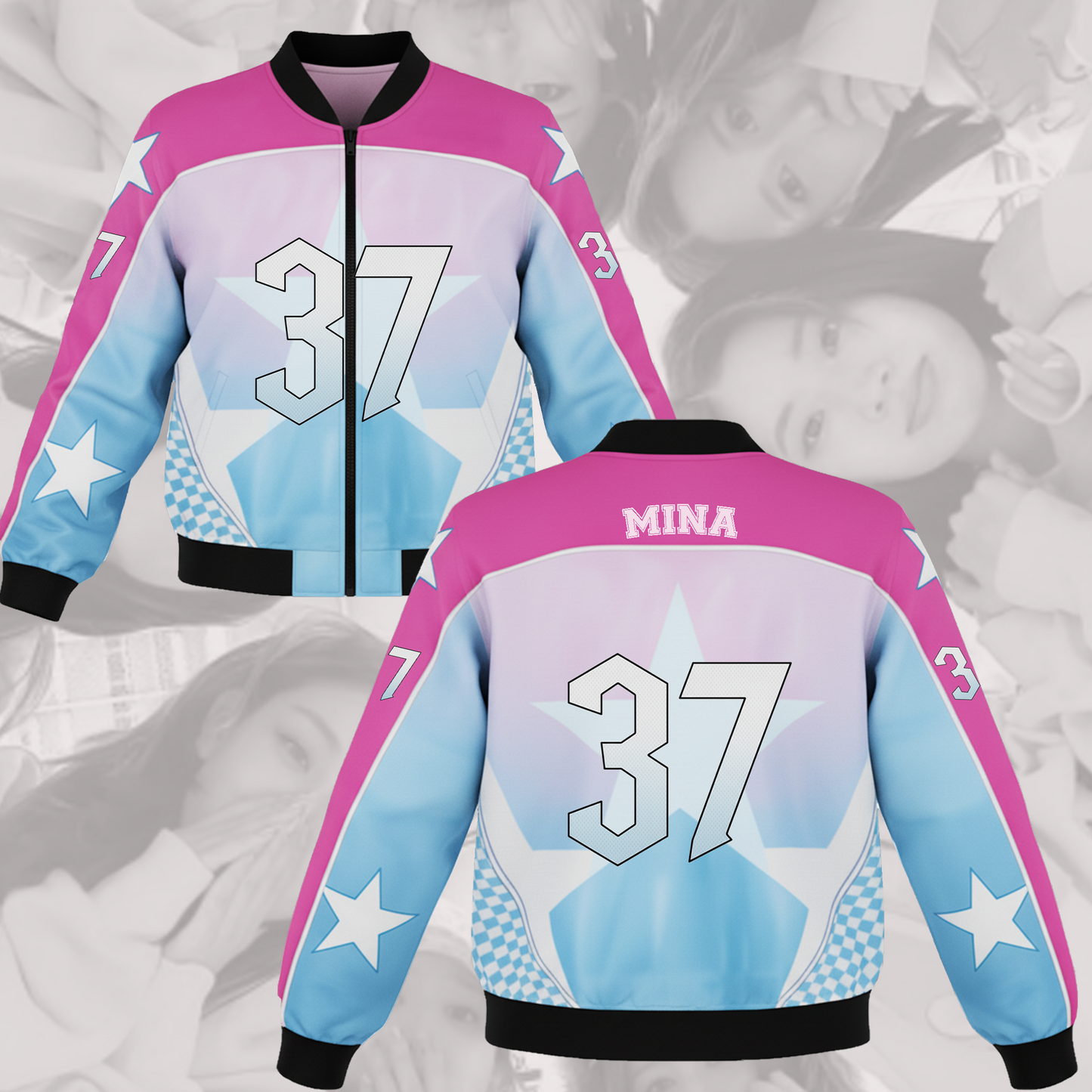 WAVESTEEᵀᴹ Twice This Is For 10th Anniversary Bomber Jacket