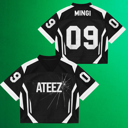 Sporty ATEEZ Golden Hour Part 6  Comeback Mix Mesh Jersey Gifts For Atiny