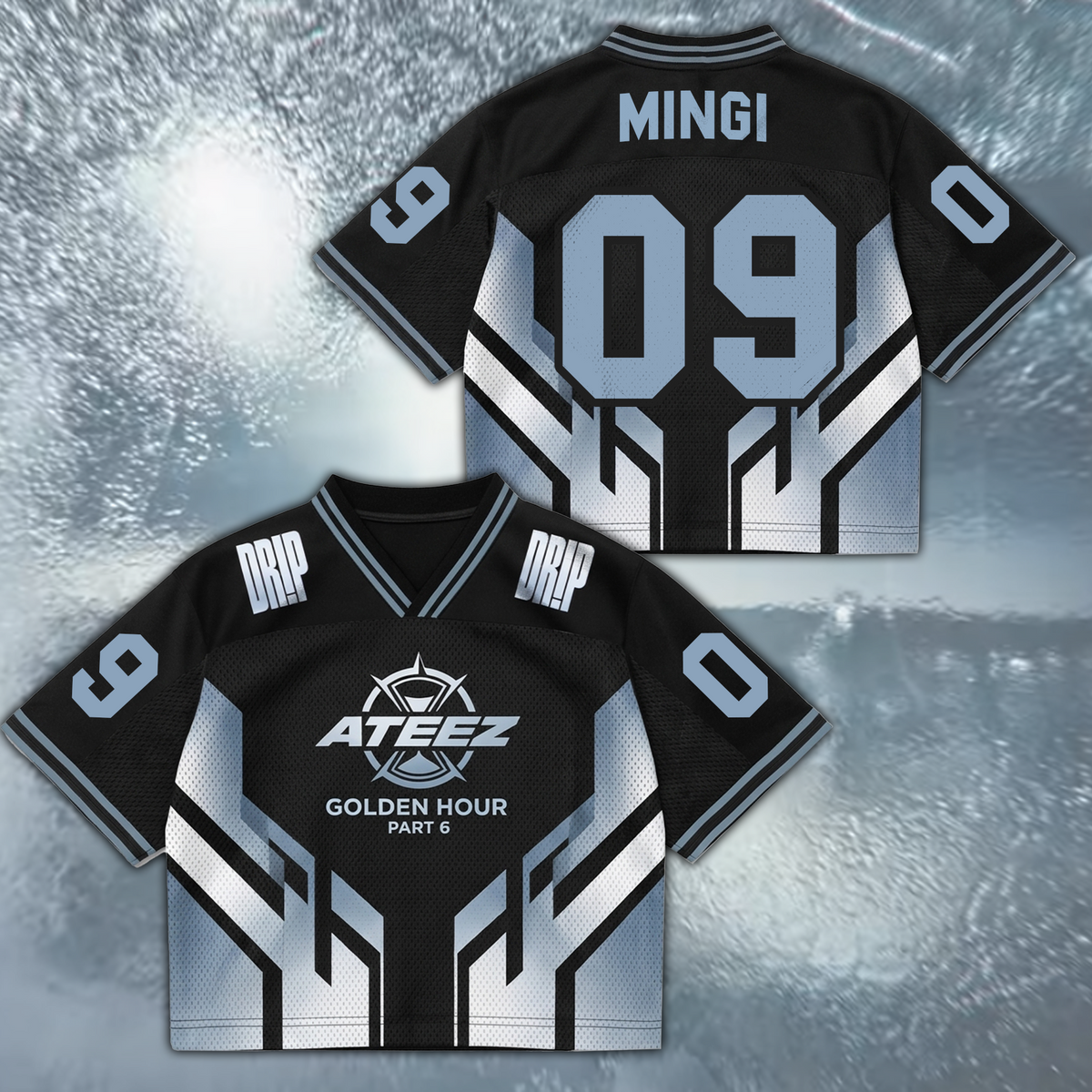Chic Drip ATEEZ Golden Hour Part 6 Mix Mesh Jersey Gifts For Fans