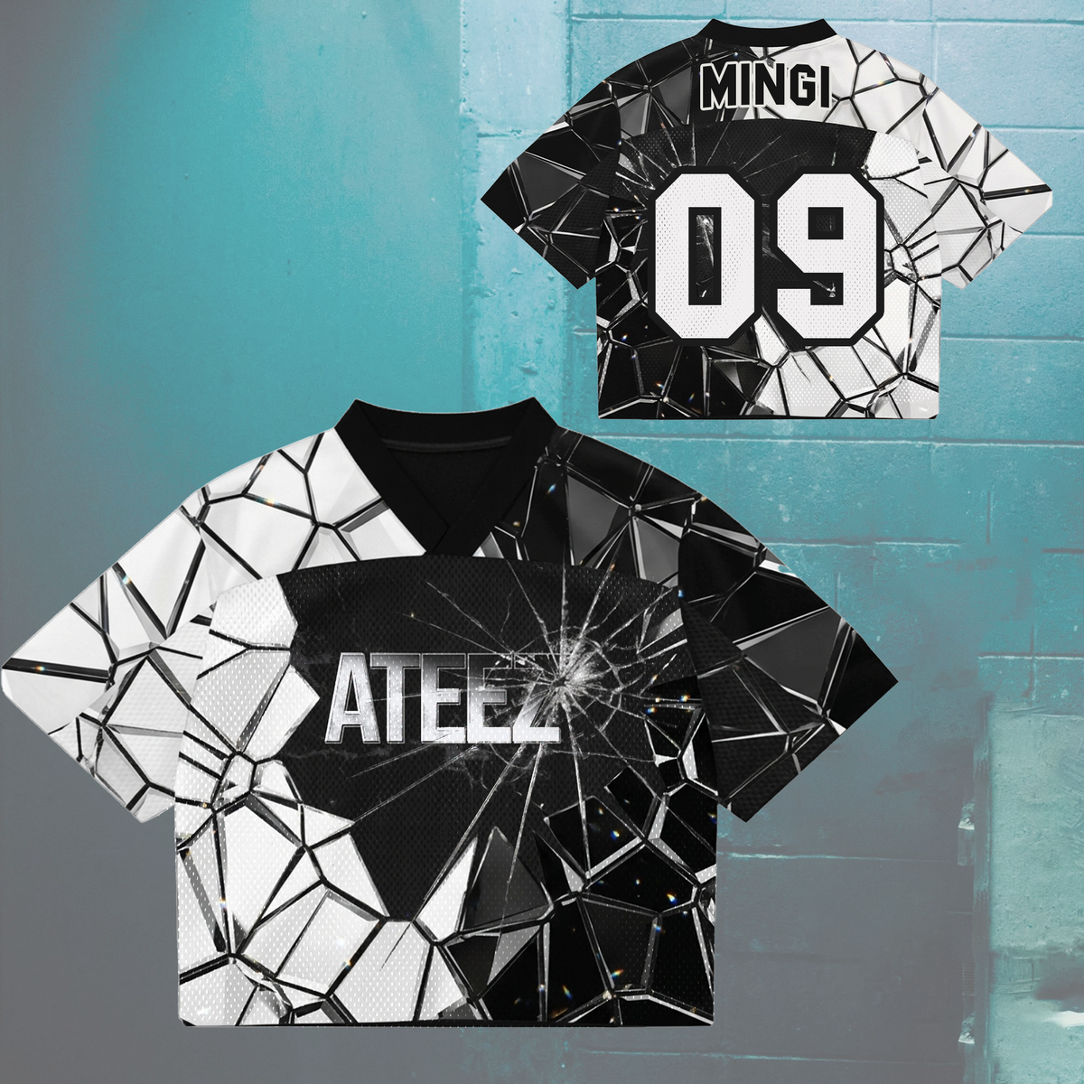 ATEEZ Golden Hour Part 5 Mixed Mesh Jersey Fan Edition (Bad)