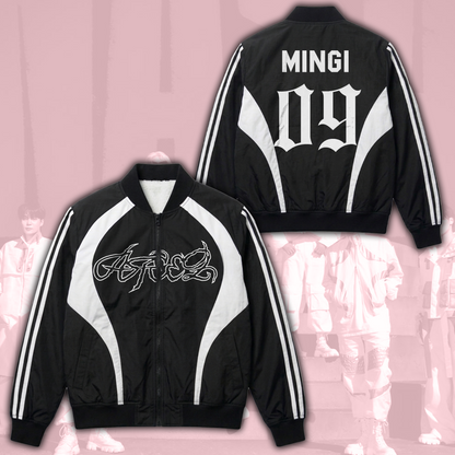 Ateez Zero To All World Tour Bomber Jacket Sporty Ateez Golden Hour Part 6 Atiny Gifts