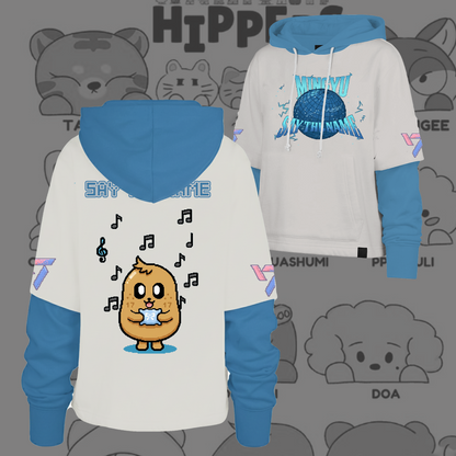 WAVESTEEᵀᴹ  Seventeen Say The Name 8bit Pixel Edition Shortstop Hoodie