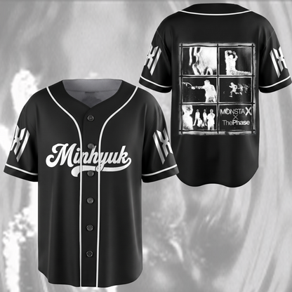MONSTA X The Phase Album Merch Baseball Jersey Gift For Fans
