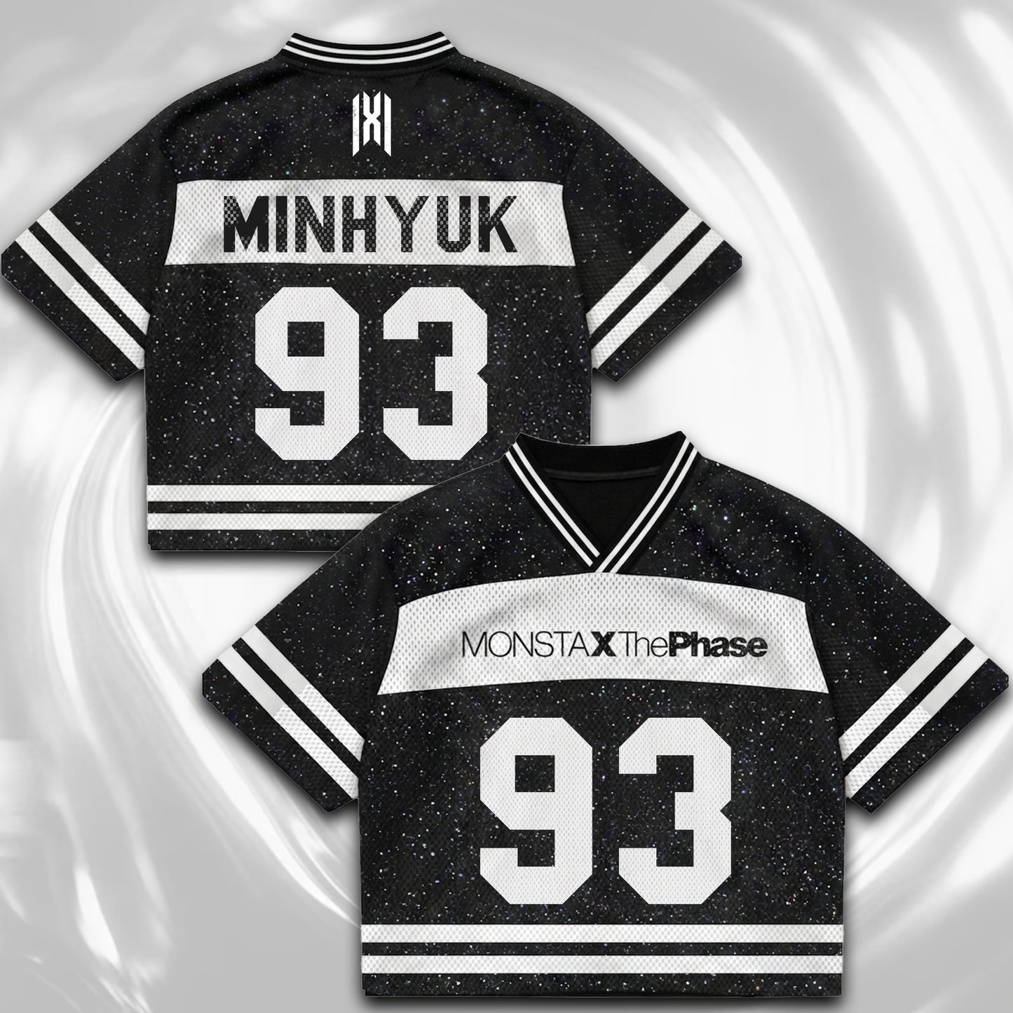 Star Night Monsta X The Phase Mixed Mesh Jersey Nexus Outfit Fan Edition
