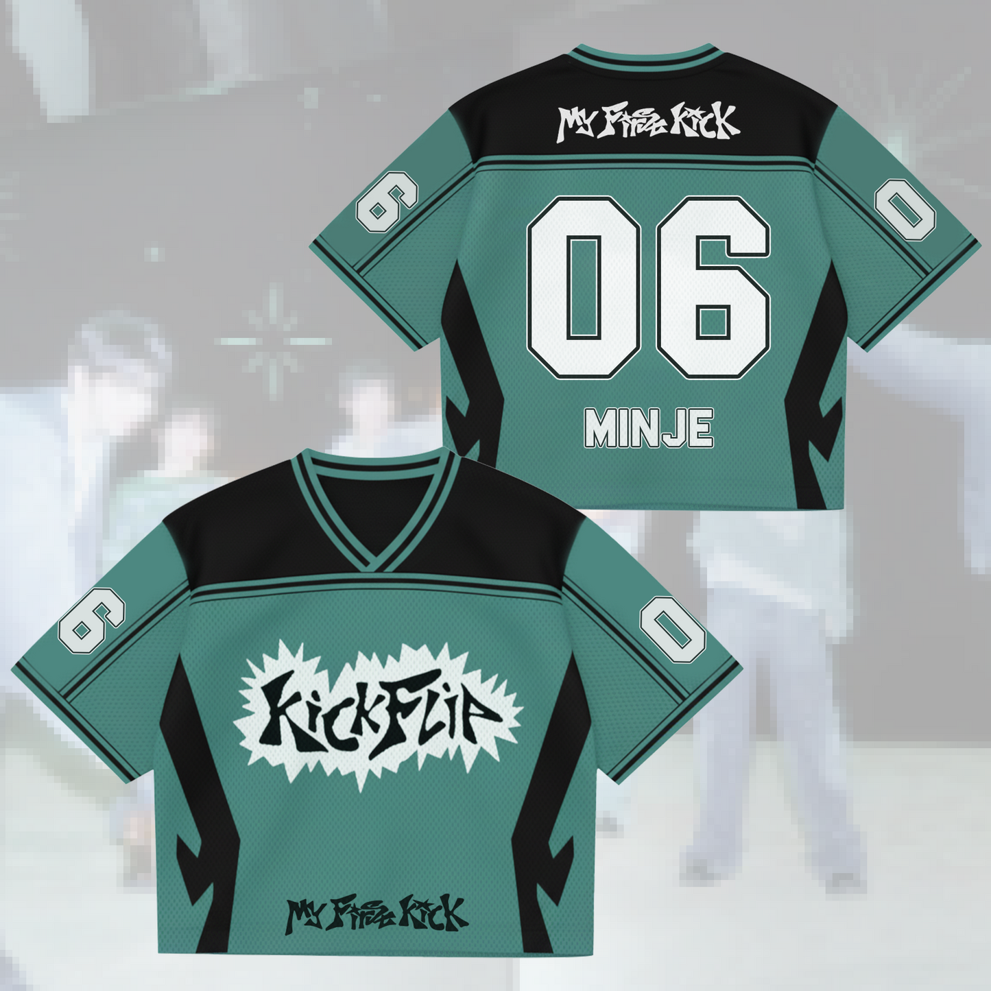 KickFlip Mini Album My First Kick Album Mixed Mesh Jersey Gift For Fans