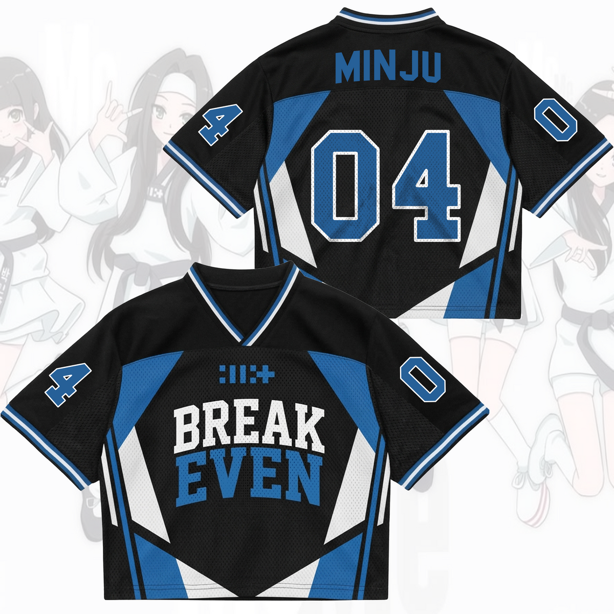 Breakeven Illit Sporty Uniform Mixed Mesh Jersey Gift For Gllit