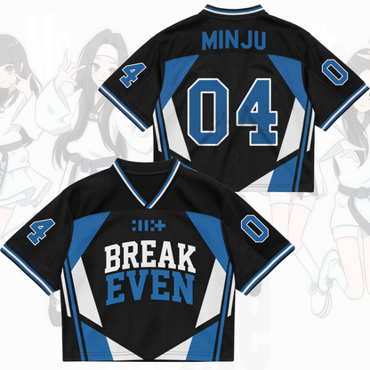 Breakeven Illit Sporty Uniform Mixed Mesh Jersey Gift For Gllit