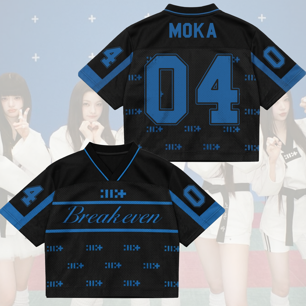 Breakeven Illit Album Sporty Chic Mixed Mesh Jersey Gift For Fans