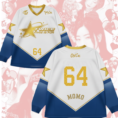 WAVESTEEᵀᴹ Twice Once Squad World Tour 2 Mesh Splicing Long Sleeved