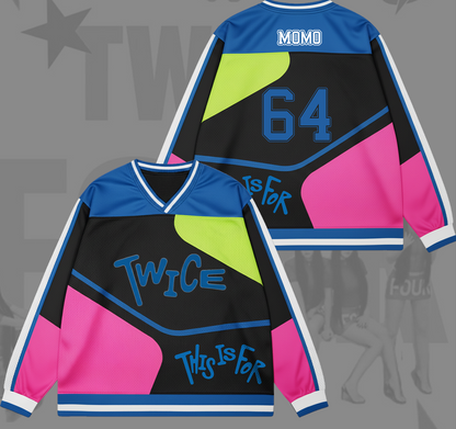 Twice This Is For World Tour Mesh Splicing Long Sleeved