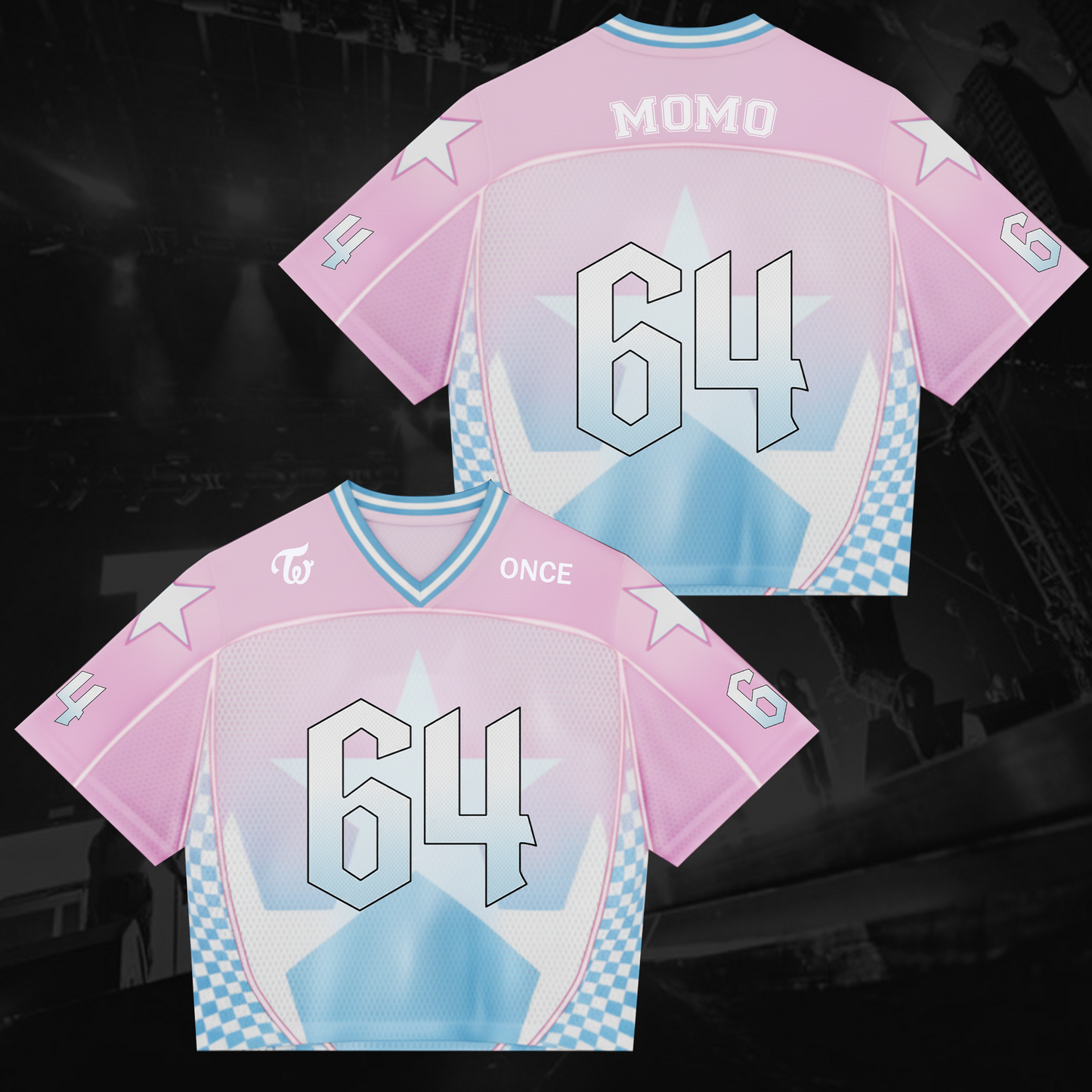 WAVESTEEᵀᴹ Twice One In a Milion 10th Anniversary Mixed Mesh Jersey