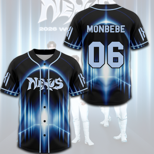 MONSTA X The X Nexus World Tour Baseball Jersey The Phase Gift For Fans
